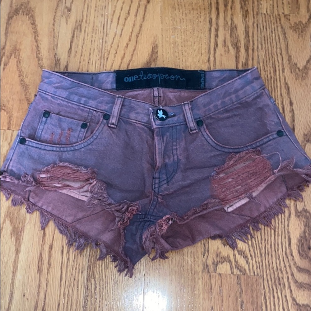 one teaspoon jean shorts